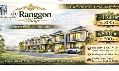 dijual cepat cluster eksklusif