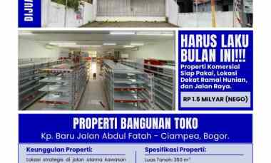 Dijual Cepat Property Usaha Murah Ex Toko Alfamart