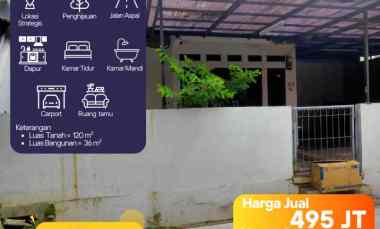 Dijual/disewakan Rumah di Perumahan Bumi Mutiara