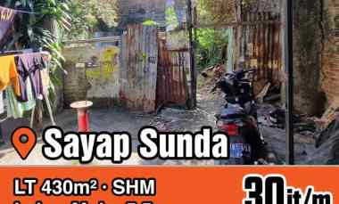 Dijual Gudang Hitung Tanah Strategis di Sayap Sunda