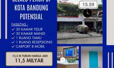 dijual hotel pasirkaliki kota bandung