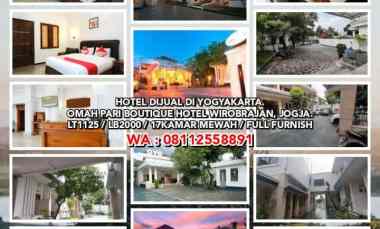 Hotel Dijual di Yogyakarta. Omah Pari Boutique Hotel Wirobrajan, Jogja