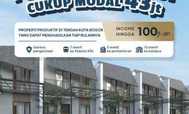 Jual Kost di Bogor Barat,DP 43 juta Bisa KPR Tenor 15 Tahun