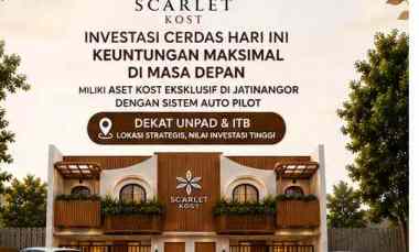 Kost Exclusive dekat ITB UNPAD, Cocok untuk Passive Income