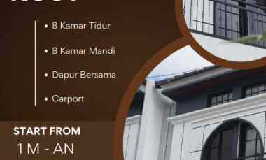 Rumah Kost Dijual Malang Kota 8 Kamar Lokasi Premium dekat UB 0812-141