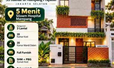 dijual kost jl mampang prapatan
