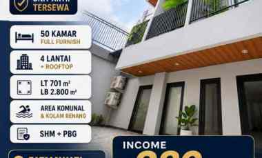 Jual Kosan Premium Jakarta Selatan 50 Kamar Income 280 jt/bulan