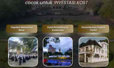 Kost Eksklusif 8 Kamar Siap Huni dekat UB Malang Mulai 1M