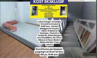 Kost Prospek Kawasan Menteng Jakarta Full Furnish dan Ocupation