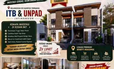 Dijual Kost Mewah Jatinangor, Selangkah ke Kampus