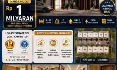 Dijual Kost Exclusive Jatinangor, Lokasi Premium dekat Kampus