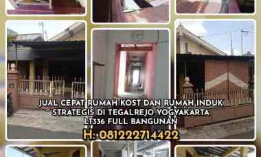 Dijual Rumah Kost dan Rumah Induk Strategis di Tegalrejo Yogyakarta