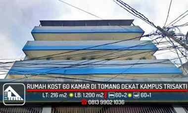 Rumah Kost 60 Kamar Terisi Penuh di Tomang dekat Trisakti