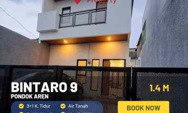 Dijual Murah Rumah Baru 2,5 Lt di Bintaro 9