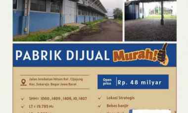 Komersial Dijual di Jalan Jembatan Hitam Cijujung Kec Sukaraja Bogor Jawa Barat