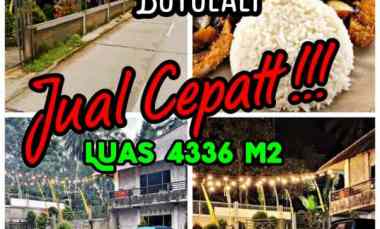 Dijual Resto Cafe 4336m2 Boyolali 5,5M Nego