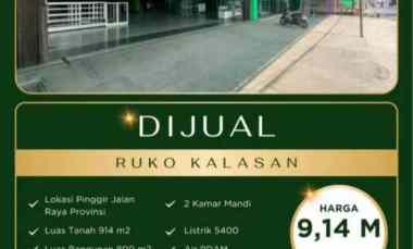 Dijual Ruko di Pinggir Jalan Raya Kalasan Yogyakarta