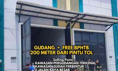 Gudang Free Bphtb 200 meter Pintu Tol Gresik Prambanan Bizland
