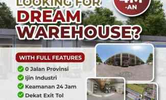 Gudang One Gate Strategis Nol Jalan Raya Bambe, Driyorejo Gresik