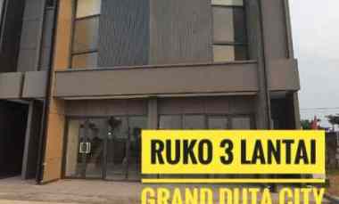 Ruko 3 Lantai Siap untuk Usaha, Lokasi Strategis di Grand Duta City