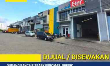 Dijual / Disewakan 420 m2 Gudang Panca Bizpark Kebomas Gresik Jatim
