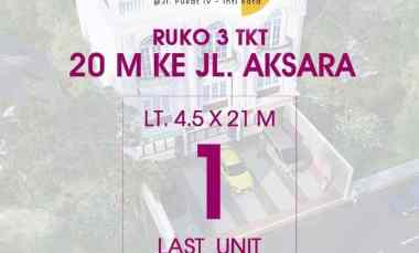 Dijual Ruko Baru Cocok untuk Usaha Komplek Southern Jalan Pukat IV