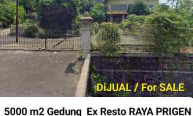 Dijual 5000 m2 Gedung Raya Prigen - Pasuruan dekat Finna Golf