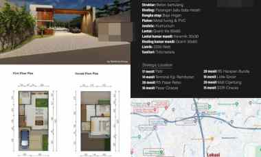 Rumah Baru dalam Cluster Lokasi Strategis di Cipayung Jakarta Timur