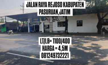 Komersial Dijual di JALAN RAYA REJOSO KABUPATEN PASURUAN JATIM