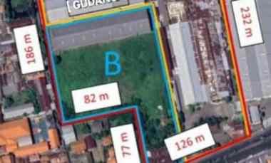 Dijual 5244 m2 Gudang Sidoarjo - Jalan Raya Sukodono - Gedangan Jatim