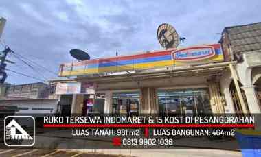 Ruko Tersewa Indomaret dan Kost 15 Kamar Harga NJOP di jl Ciledug Raya