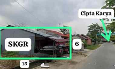 Dijual Kios Pinggir Jalan Aspal Lokasi 50 Mter dari Jalan Cipta Karya