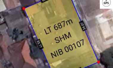 Rumah Usaha Resto Hitung Tanah jl. Danau Tondano, Benhil, Jakpus