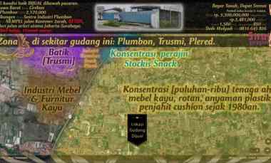 Dijual Toko Lebar-depan 27meter, Nempel Jalan-kolektor-BETON