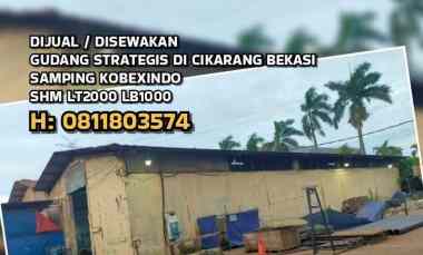 dijual ruko gudang kantor jl lemah abang no 31