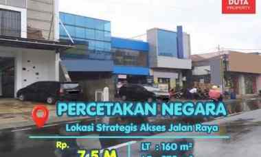 Komersial Dijual di Jl. Percetakan Negara
