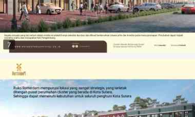 Ruko Ready Siap Huni Kota Sutera Cocok untuk Kantor, Usaha DP 5 10x