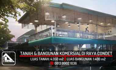 Tanah Bangunan Komersial Resto Cafe jl. Raya Condet, Kramat Jati