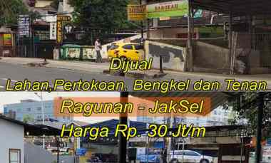 Dijual Lahan, Bengkel, Toko Material, Pertokoan di Pasar Minggu Jaksel