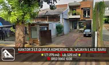 Kantor 3 Lantai di jl. Wijaya 1, Kebayoran Baru, Jakarta Selatan
