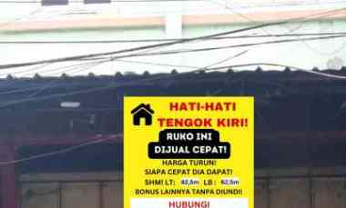 Ruko Pusat Pasar Dijual Cepat Lokasi Strategis untuk Usaha