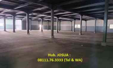 Gudang Jababeka LT 1 Ha, LB 1.5 Ha, Akses Kontener, Murah Jual Cepat