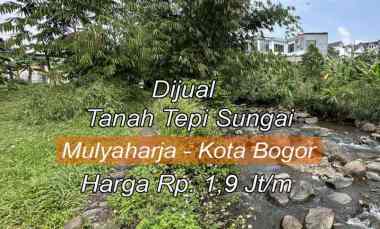 Dijual Tanah SHM Hidden Gem Sisi Samping Sungai Jernih di Mulyaharja