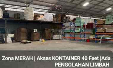 Dijual 7250 m2 Pabrik Gudang Kawasan Industri Kepatihan Gresik Jatim