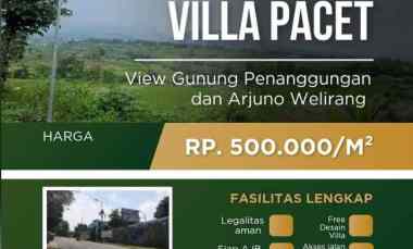 Tanah Luasan Besar Pacet Mojokerto dekat Wisata Air Panas Pacet