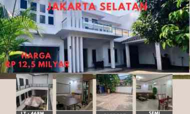 Rumah Kantor Mess Karyawan Lokasi Strategis di Pasar Minggu Jakarta