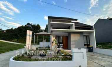 Rumah Minimalis Murah View Gunung Salak di Cijeruk Bogor