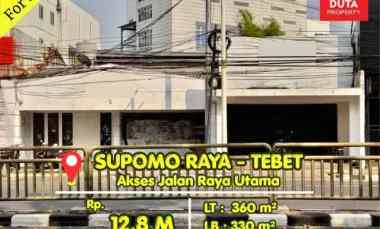 dijual ruko gudang kantor supomo raya