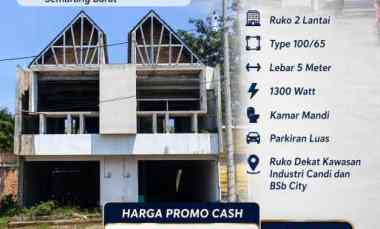 Ruko Strategis Murah dekat Kawasan Candi dan BSB City Semarang