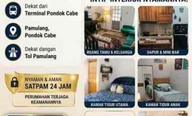 Dijual Rumah 2 Lantai Cinangka, Depok